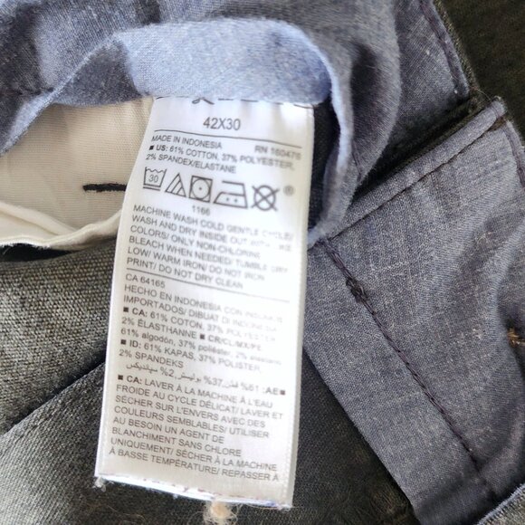 Dark green pants 42&30 - Picture 3 of 4